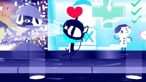 Still from PLEASE SAY SOMETHING