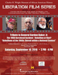 Liberation Film Series: Tribute to General Gordon Baker, Jr. Poster