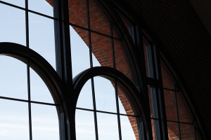 intramural sports building window