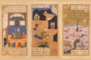 Layla and Majnun from Hermitage Museum
