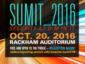 SUMIT 2016: Cyber Security Symposium