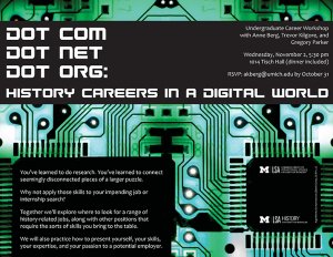 Ugrad career event poster