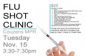 flu clinic flyer