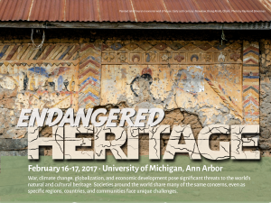 endangered heritage