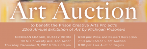 Date and Location for PCAP Art Auction