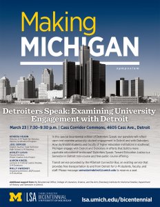 Detroit Event Flyer
