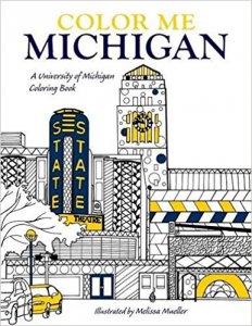 Cover of Color Me Michigan coloring book