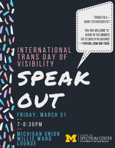 Trans Day of Visibility Flyer
