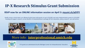 RSVP for online meeting re IP-X Research Stimulus