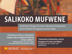 Salikoko Mufwene poster