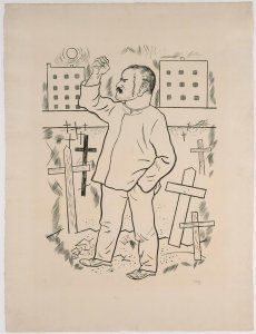 George Grosz drawing
