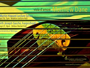 Virginia Howard Stearns Collection Lecture: Matt Dane, viola d’amore