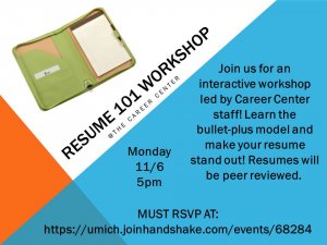 resume workshop flyer