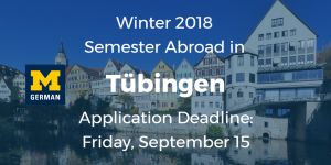 tubingen winter 2018 deadline sep 15