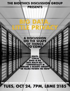 Big data, little privacy