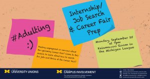 #Adulting: Job Search and Fair Prep