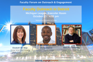 Faculty Forum on Outreach and Engagement