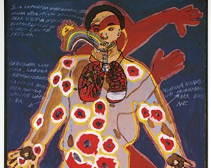 Image credit:  Nondumiso Hlwele, Body Map, 2002