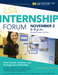 LSA Internship Forum