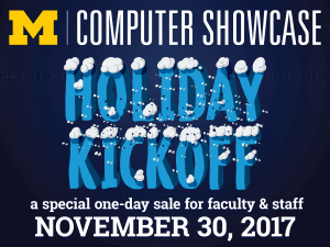 Computer Showcase Holiday Kickoff