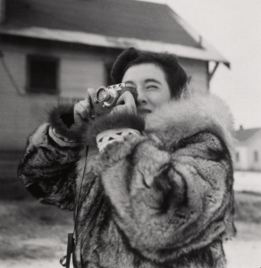 Ruth Gruber with Camera