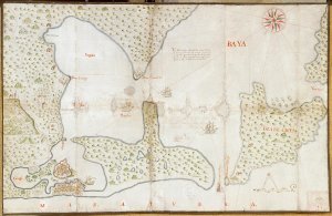 Map of the Bay of Cartagena de Indias (1631)  Archivo General de Indias (Seville), MP-Panamá, 51