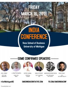 Michigan India Conference 2018 Flyer