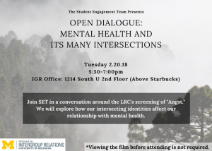 Open Dialogue: Mental Health & its Many Intersections