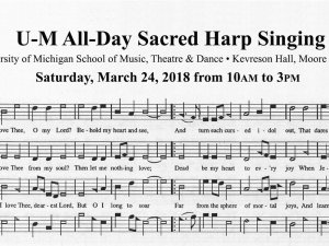 U-M All-Day Sacred Harp Singing