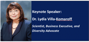 Keynote Speaker:  Dr. Lydia Villa-Komaroff Scientist, Business Executive, and Diversity Advocate