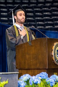 Student speaker from 2017 graduation