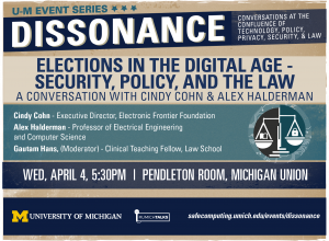 Dissonance Event April 4, 2018