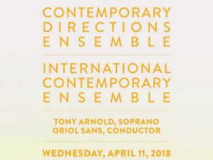 Contemporary Directions Ensemble & International Contemporary Ensemble