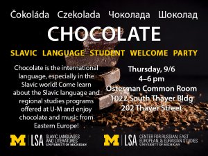 chocolate welcome slavic languages