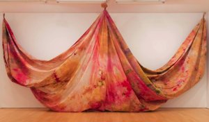 Sam Gilliam Situation VI—Pisces 4  ca. 1972 Polypropylene painted multiform  Williams College Museum of Art Museum purchase, Otis Family Acquisition Trust and Kathryn Hurd Fund