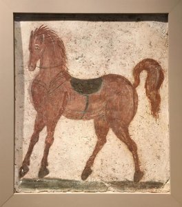 Horse fresco