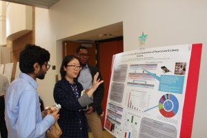 Students presenting at Design Expo