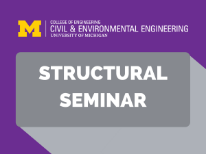 Structural Engineering Seminar