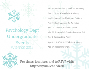 Undergrad winter events