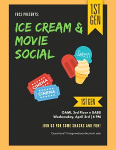 FGCS 4/03/2019 Ice Cream & Movie Social