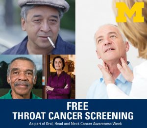 Free Throat Cancer Screening Clinic