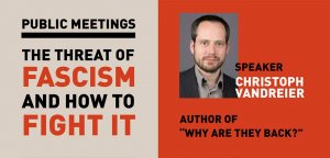 Public meeting: The Threat of Fascism and How to Fight It – Speaker: Christoph Vandreier, author of Why Are They Back?