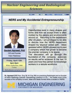 Flyer of NERS Colloquium 4-12-19
