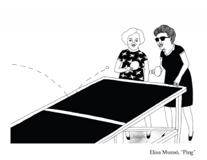 "Ping" illustration by Elisa Munso