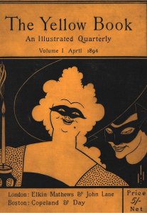 Front cover of The Yellow Book, volume 1, April 1894. Special Collections Research Center.