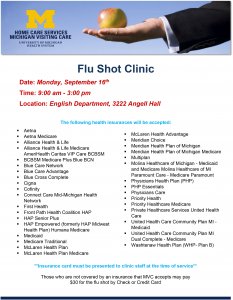 2019 Flu Shot Clinic