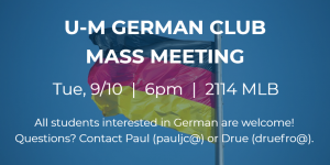 2019.09.10 German Club Mass Mtg