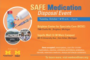 Safe Medication Disposal Event