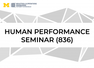 "Human Performance Seminar" text