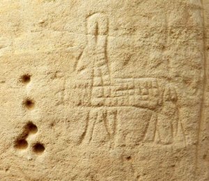 Ram of Amun graffito